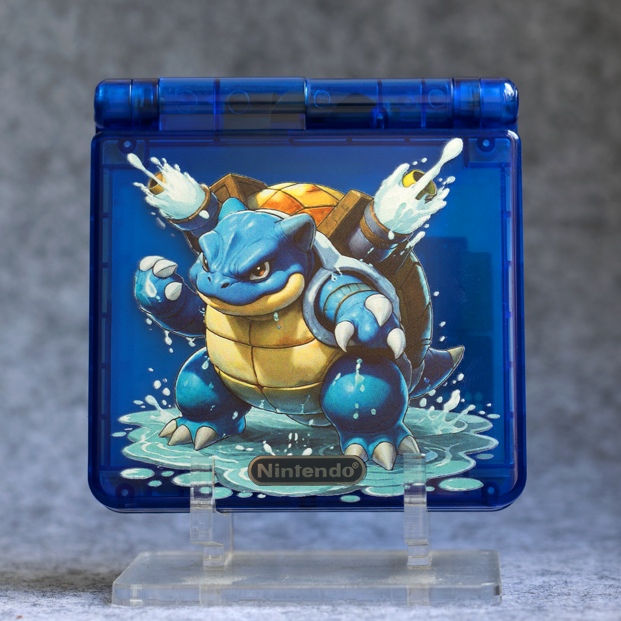 Game Boy Advance SP - IPS - Blastoise Edition